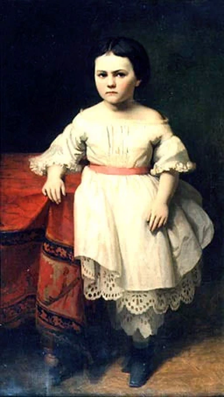 Il ritratto della figlia di Nikolai Petrovitsch Semyonov, 1865